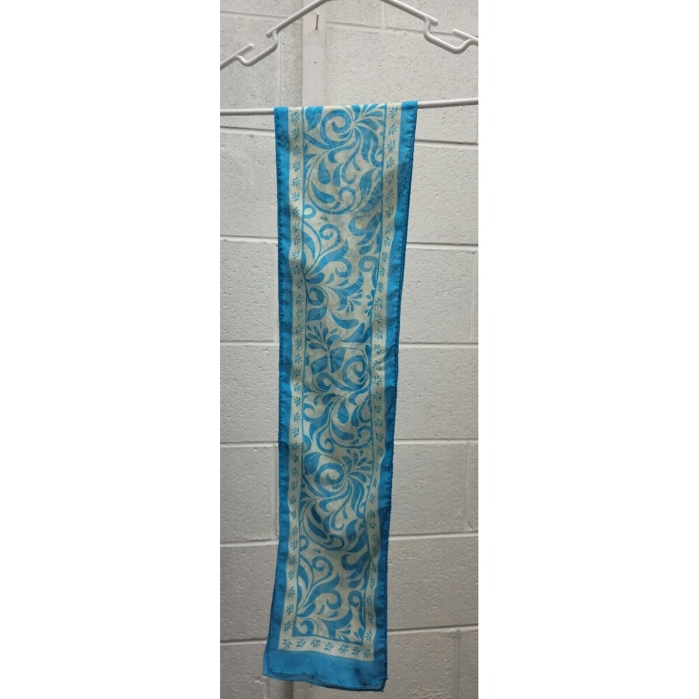 Blue and White Scarf, Beautifully Styled